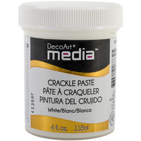 DecoArt - Media Crackle Paste, White, 118ml