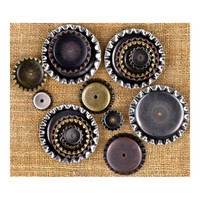 Finnabair - Metal Vintage Trinkets, Bottle Caps, 16kpl