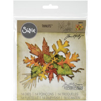Sizzix - Thinlits Dies By Tim Holtz, Stanssisetti, Fall Foliage