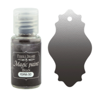 Fabrika Decoru - Magic Paint, Värijauhe, 15 ml, Black