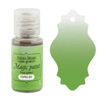 Fabrika Decoru - Magic Paint, Värijauhe, 15 ml, Pale green