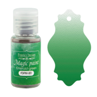 Fabrika Decoru - Magic Paint, Värijauhe, 15 ml, Emerald green