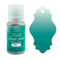 Fabrika Decoru - Magic Paint, Värijauhe, 15 ml, Aquamarine