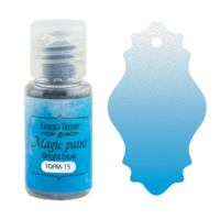 Fabrika Decoru - Magic Paint, Värijauhe,15 ml, Bright blue