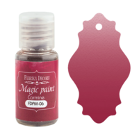 Fabrika Decoru - Magic Paint, Värijauhe,15 ml, Carmine