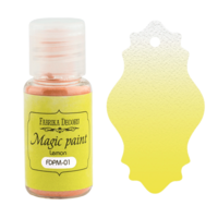 Fabrika Decoru - Magic Paint, Värijauhe,15 ml, Lemon