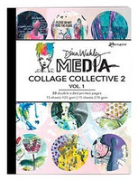 Dina Wakley Media - Mixed Media Collage Collective 2 Vol.1, 30arkkia