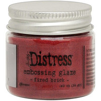 Tim Holtz - Distress Embossing Glaze, Fired Brick (T), 14g