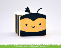 Lawn Fawn - Tiny Gift Box Bee Add-on, Stanssisetti