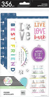 MAMBI - Happy Planner, Dashboard Stickers - Love Bark, Tarrasetti, 14arkkia