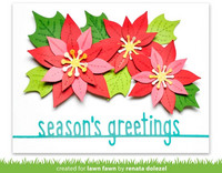 Lawn Fawn - Season's Greetings Line Border, Stanssi