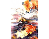 Collection D'Art - Foxy (K)(N), Timanttimaalaus, 27x38cm