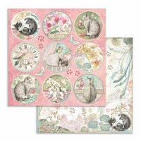 Stamperia - Orchids and Cats, Paper Pack 12