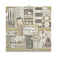 Stamperia - Calligraphy, Paper Pack 8