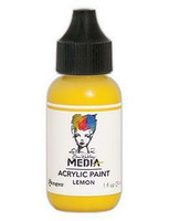 Dina Wakley Media - Acrylic Paint, Lemon, 29ml