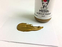 Dina Wakley Media - Metallic Acrylic Paint, Gilt, 29ml