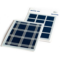 Pinkfresh Studio - Stencils A2, Simple Plaid