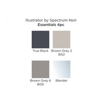 Spectrum Noir Illustrator, 4kpl, Essentials