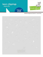 Lawn Fawn - Bubble Background Stencils, Sapluunasetti, 2kpl
