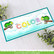 Lawn Fawn - Slimline Cloudy Stencils, Maskisetti