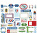 Carta Bella - Our Travel Adventure Frames & Tags, Leikekuvia, 33 kpl
