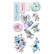 Prima Marketing - Watercolor Floral Puffy Stickers, 12osaa