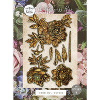 Prima Marketing - Decor Mould, Wilderness Rose, Silikonimuotti