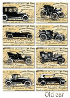 Decorer -  Old Car, Korttikuvia, 24 osaa