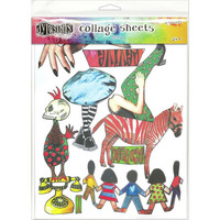 Dyan Reaveley - Dylusions Collage Sheets, Set 4, 24 arkkia
