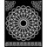 Stamperia - Atelier, Stencil 20x25cm, Round Lace
