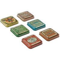 Tim Holtz - Idea-Ology Tin Tops, 6 kpl