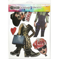 Dyan Reaveley - Dylusions Collage Sheets, Set 3, 24 arkkia