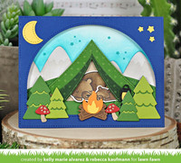 Lawn Fawn - Build-a-Campsite, Stanssisetti