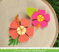 Lawn Fawn - Happy Hibiscus, Stanssisetti