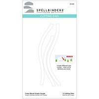 Spellbinders - Etched Dies, Stanssisetti, Color Block Scenic Scape