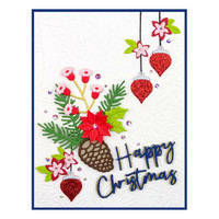 Spellbinders - Etched Dies, Stanssisetti, Christmas Blooms
