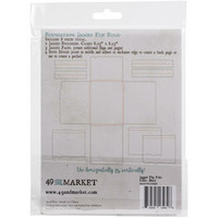 49 and Market - Foundations Jagged Flip Folio, Black