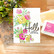 Pinkfresh Studio - Happy Blooms Floral, Kerrossapluunasetti