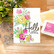 Pinkfresh Studio - Happy Blooms Floral, Leimasetti