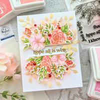 Pinkfresh Studio - Just A Hello Floral, Leimasetti
