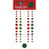 Carta Bella - Happy Christmas, Enamel Dots, 60 kpl