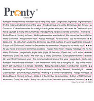 Pronty Crafts - Chistmas Text, Tarra-arkki