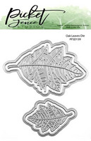 Picket Fence Studios - Oak Leaves, Stanssisetti