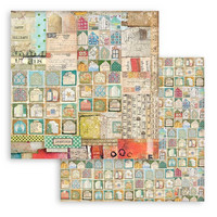 Stamperia - Christmas Patchwork, Paper Pack 8