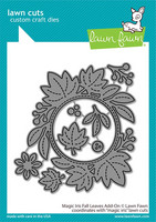Lawn Fawn - Magic Iris Fall Leaves Add-on, Stanssisetti