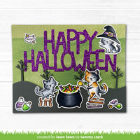 Lawn Fawn - Giant Happy Halloween, Stanssi
