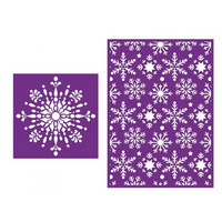 Crafter's Companion - Simple Christmas Stencils, Sapluunasetti, Splendid Snowflakes