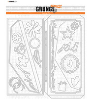 Studio Light - Envelop and Cardshape Grunge nr.89, Stanssisetti