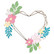 Sizzix -Thinlits Dies By Lisa Jones, Stanssisetti, Floral Geo Heart Frame