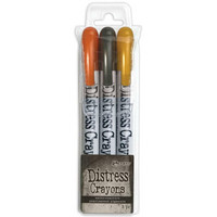 Tim Holtz - Distress Crayon Pearl, Halloween Set #1
